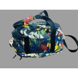 KATE SPADE Weekend Traveller 17" Bag Canvas Floral Expandable Bottom